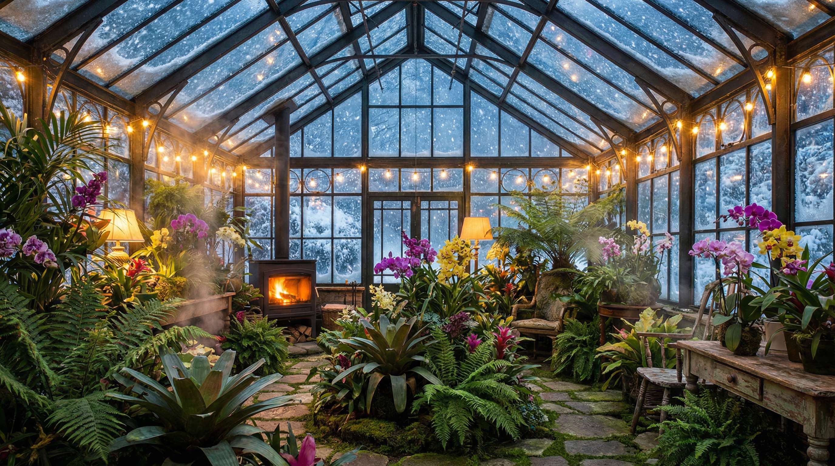 同人动漫冬季温室植物养护视频教程